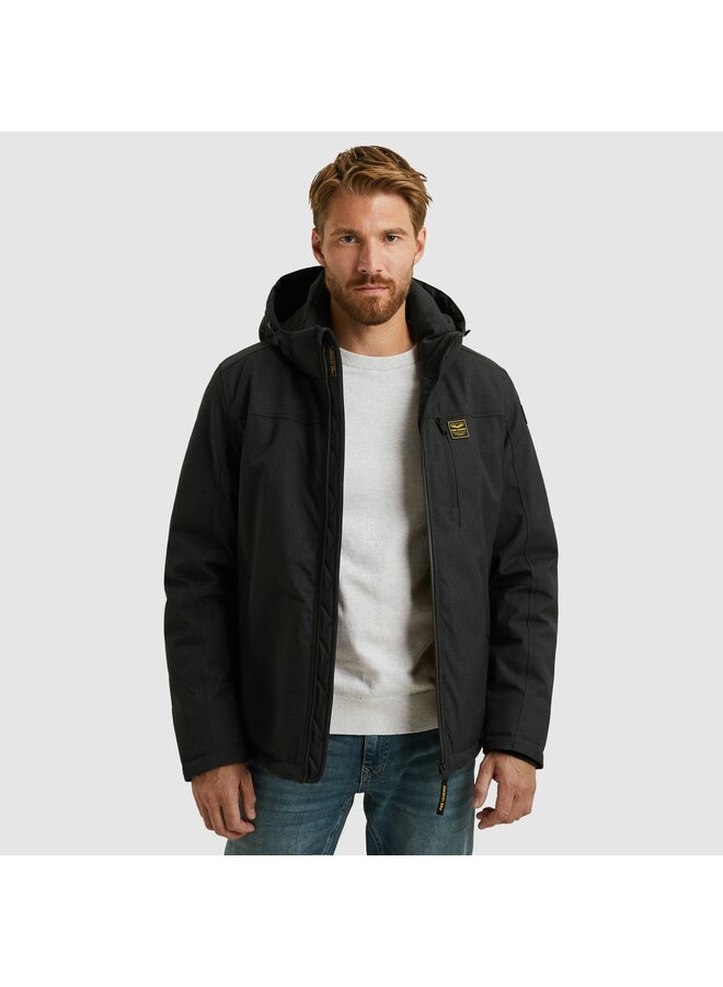 PJA2508106 5438 PME Legend Semi long jacket STRATOR Melange Twill Blue