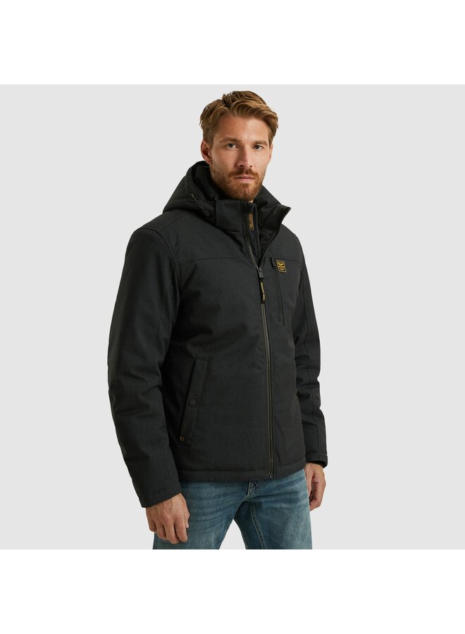 PJA2508106 5438 PME Legend Semi long jacket STRATOR Melange Twill Blue