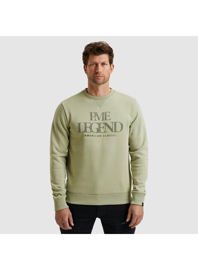 PSW2511478 6163 PME Legend ZipCrewneck 3t cross fleece Carbon