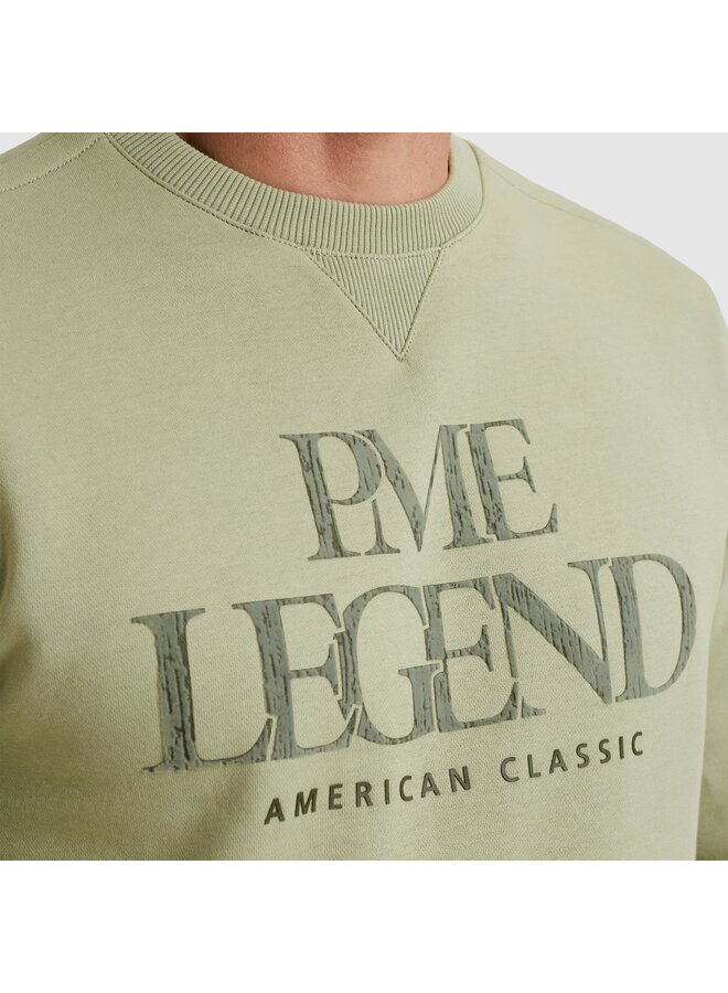 PSW2511478 6163 PME Legend ZipCrewneck 3t cross fleece Carbon