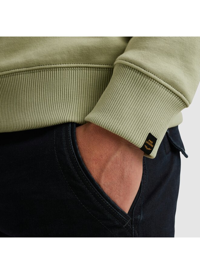 PSW2511478 6163 PME Legend ZipCrewneck 3t cross fleece Carbon