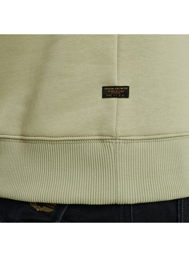 PSW2511478 6163 PME Legend ZipCrewneck 3t cross fleece Carbon