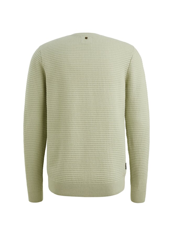 PKW2511330 6163 PME Legend R-neck cotton mouline Dark army