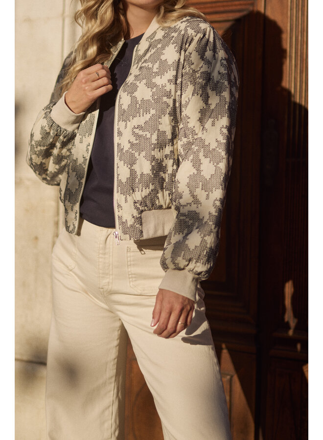 NKS13107 296 Nukus Charlie Bomber Cross Sand/Navy