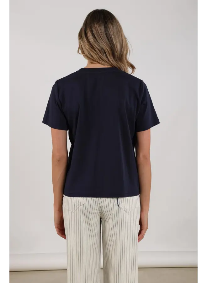 NKS04012 70 Nukus Luna Shirt Navy