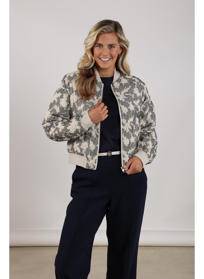 NKS13107 296 Nukus Charlie Bomber Cross Sand/Navy