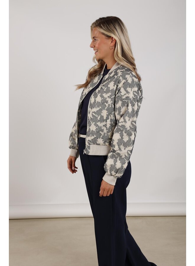 NKS13107 296 Nukus Charlie Bomber Cross Sand/Navy