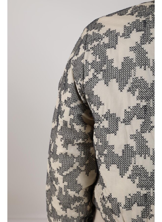 NKS13107 296 Nukus Charlie Bomber Cross Sand/Navy