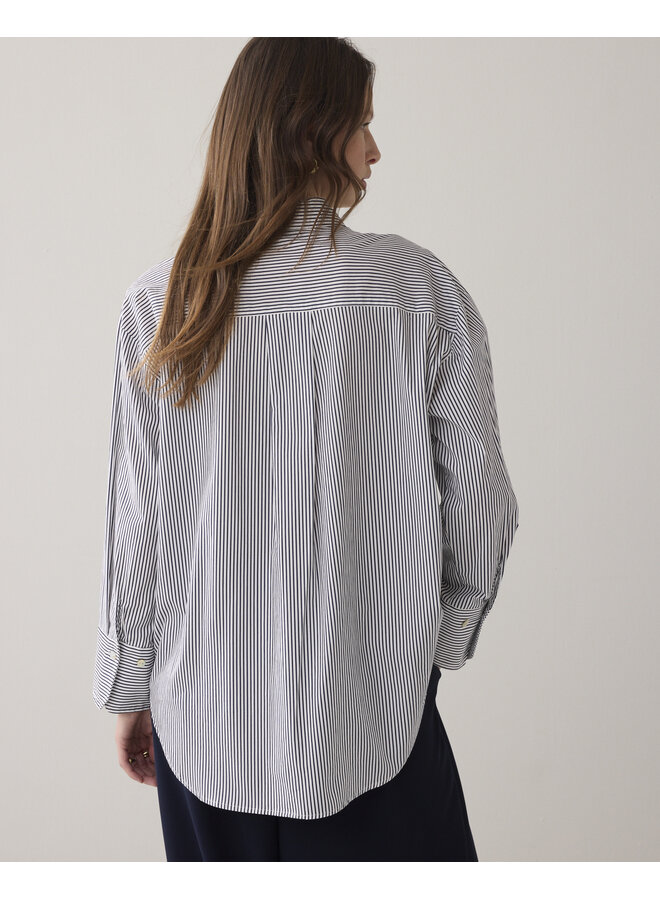 2s3451-12375 120 Summum Blouse Big flower cotton  Multicolour