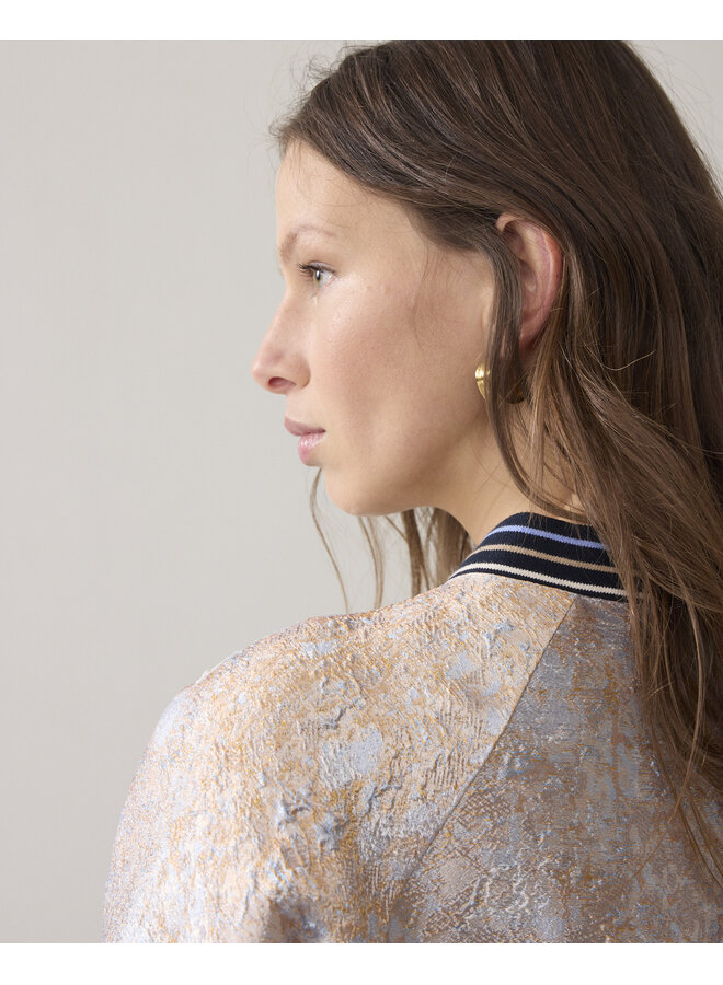 1s1295-12366 423 Summum Jacket Jacquard  Softblue