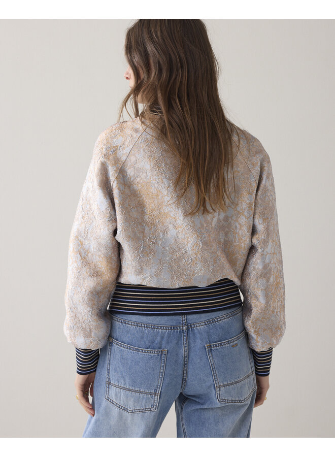 1s1295-12366 423 Summum Jacket Jacquard  Softblue