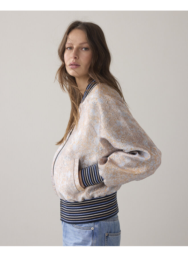 1s1295-12366 423 Summum Jacket Jacquard  Softblue