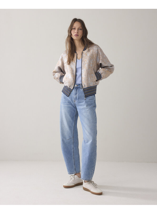 1s1295-12366 423 Summum Jacket Jacquard  Softblue