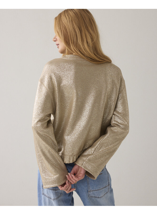 3s5291-30770 722 Summum Jersey Coated sweat  Alpaca