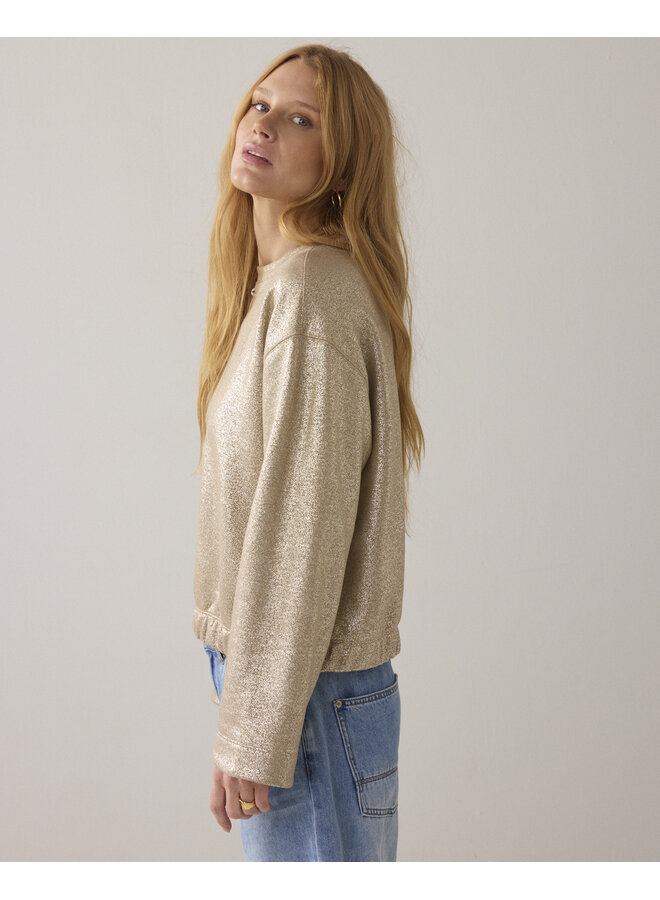 3s5291-30770 722 Summum Jersey Coated sweat  Alpaca