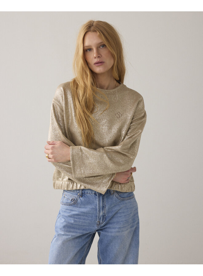 3s5291-30770 722 Summum Jersey Coated sweat  Alpaca