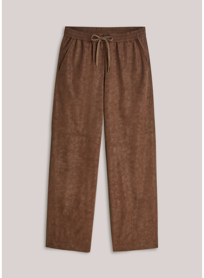 4s2948-12297 713 Summum Trouser Suedine leather  Coffee