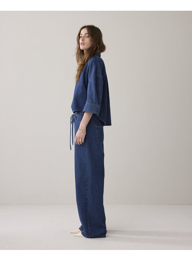 4s2908-5184 453 Summum Jeans loose fit Light cotton twill  Denim