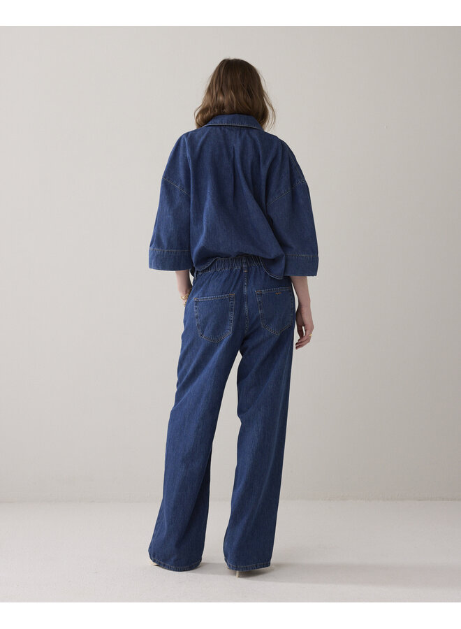 4s2908-5184 453 Summum Jeans loose fit Light cotton twill  Denim