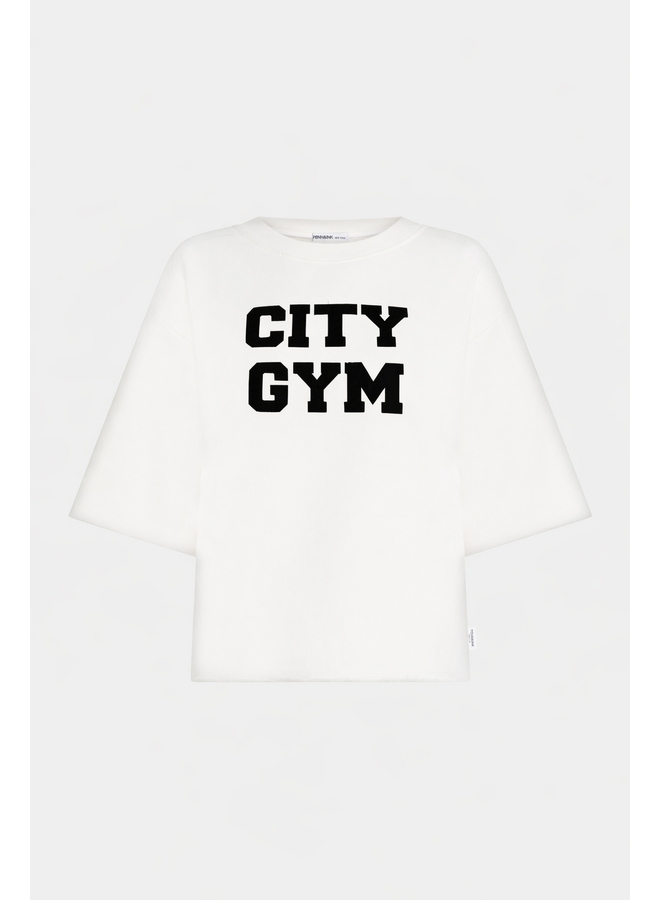 S26F1835 01-90 Penn en Ink Sweater print white black