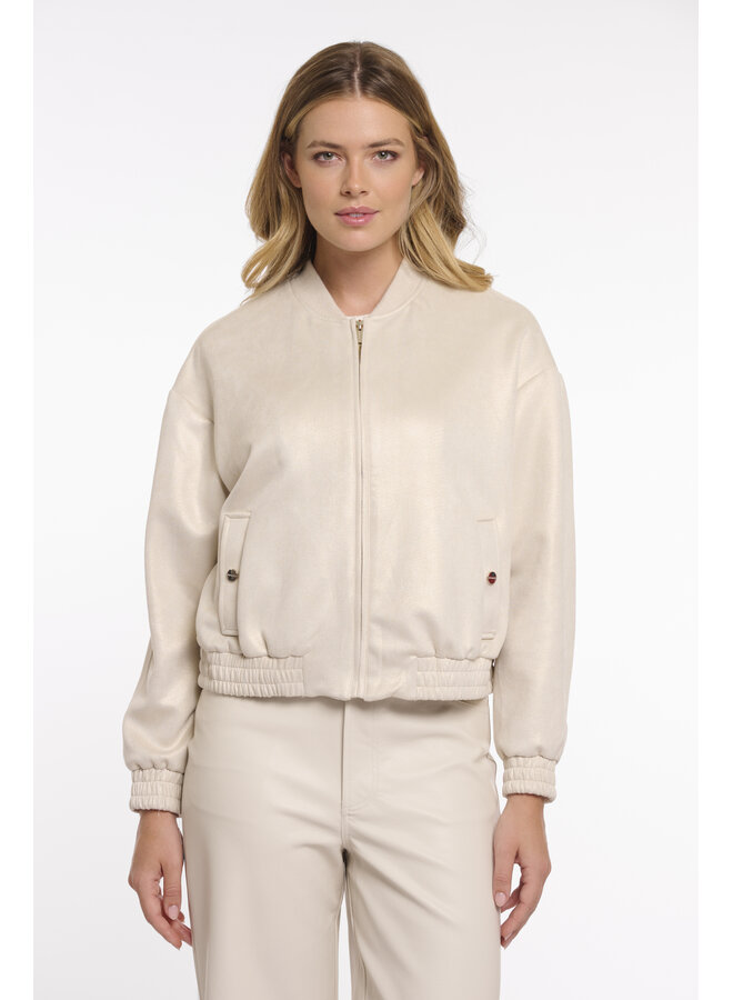 Arfi.7002621 Rino&Pelle Bomber jacket with zipper closure  Birch gold