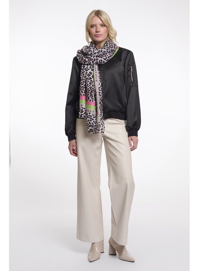 Klaartje.7002621 Rino&Pelle Scarf with leopard print Leopard