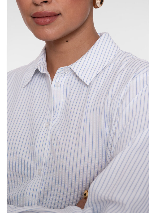 63050-14 010 Geisha Blouse jacket off-white/blue