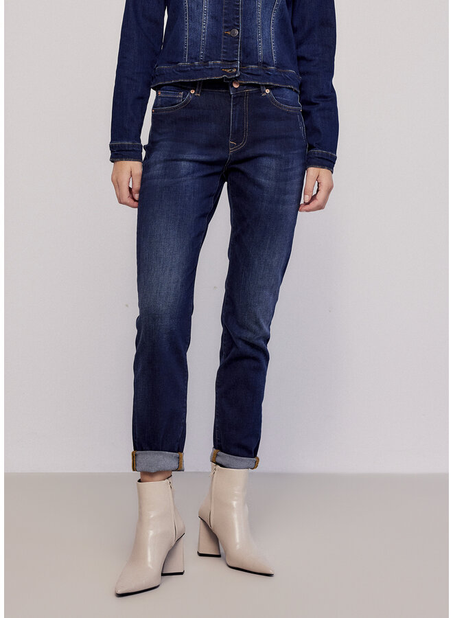 Venus-5125 492 Summum Tapered jeans stretch denim (4s2353)  - Night blue denim