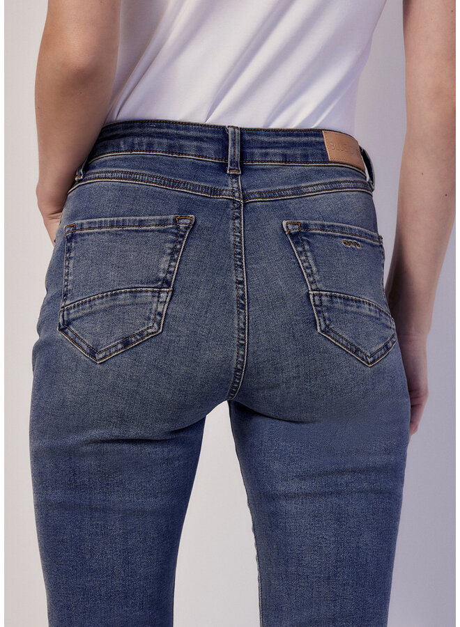 Venus-5125 445 Summum Tapered jeans stretch denim (4s2353)  - Mid Denim