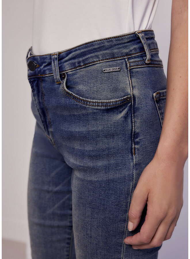 Venus-5125 445 Summum Tapered jeans stretch denim (4s2353)  - Mid Denim