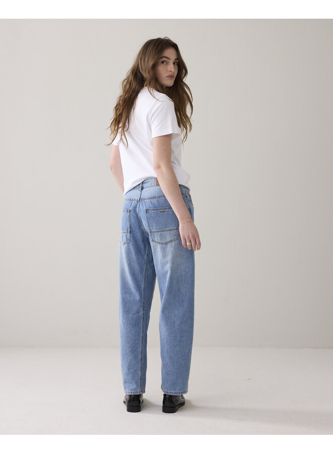 4s2746-5169 426 Summum Jeans cocoon leg Vintage cotton twill  Vintagebluedenim