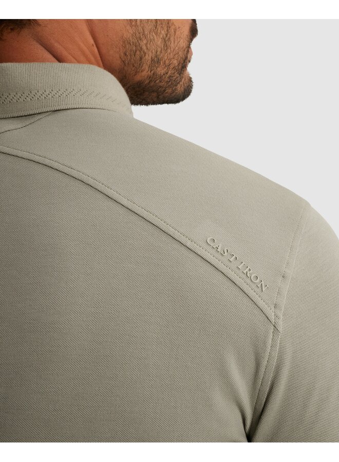 CPSS2602850 6478 Cast Iron Short sleeve polo slim fit fine pique essential Dried Sage