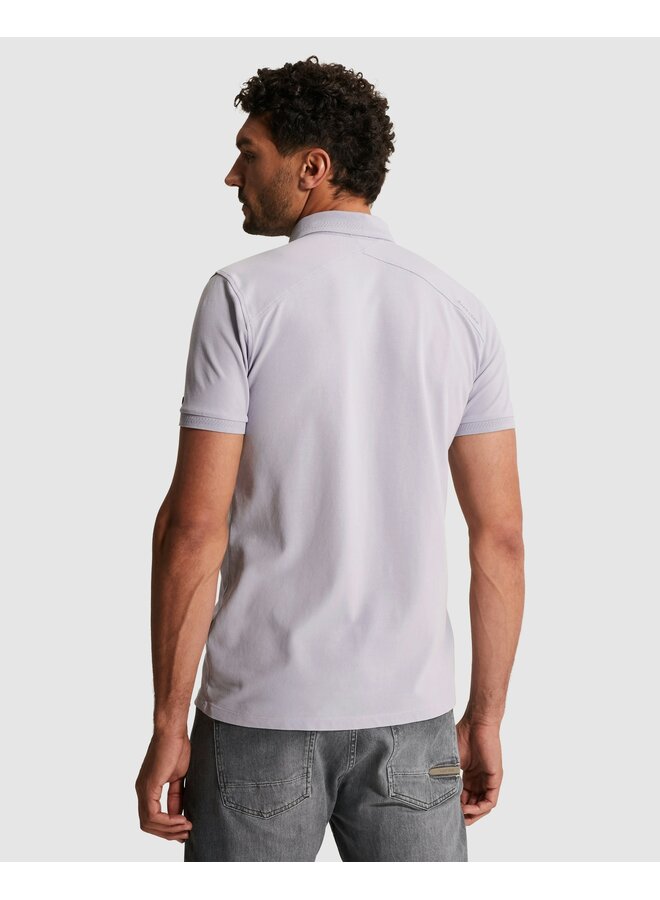 CPSS2602850 4270 Cast Iron Short sleeve polo slim fit fine pique essential Cosmic Sky