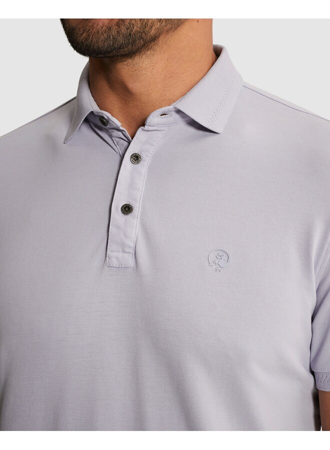 CPSS2602850 4270 Cast Iron Short sleeve polo slim fit fine pique essential Cosmic Sky