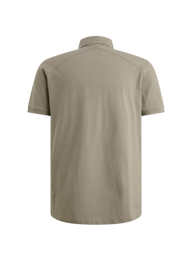 CPSS2602850 6478 Cast Iron Short sleeve polo slim fit fine pique essential Dried Sage