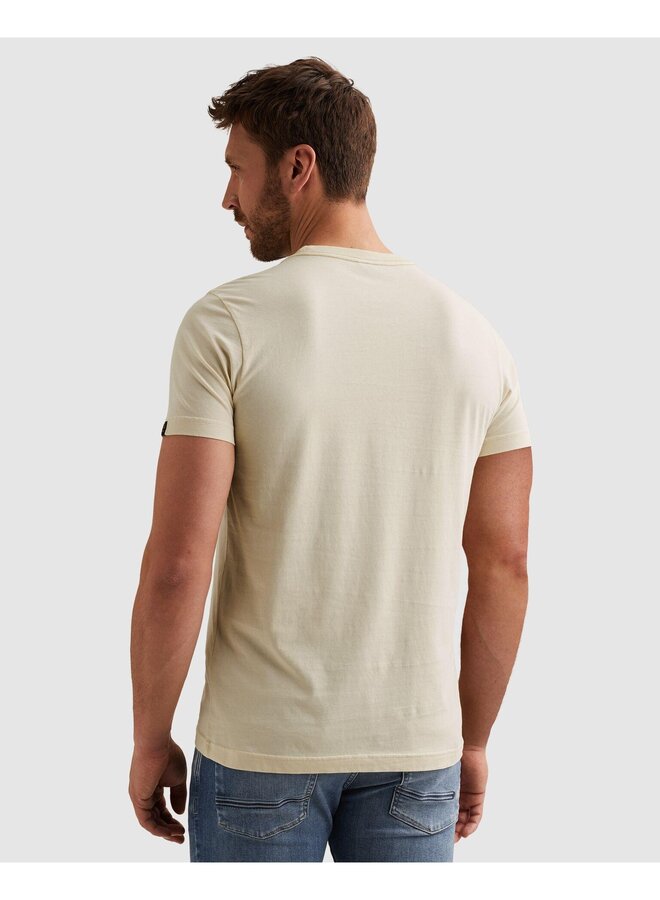 PTSS2602560 7013 PME Legend Short sleeve r-neck play single jersey graphic Bone White