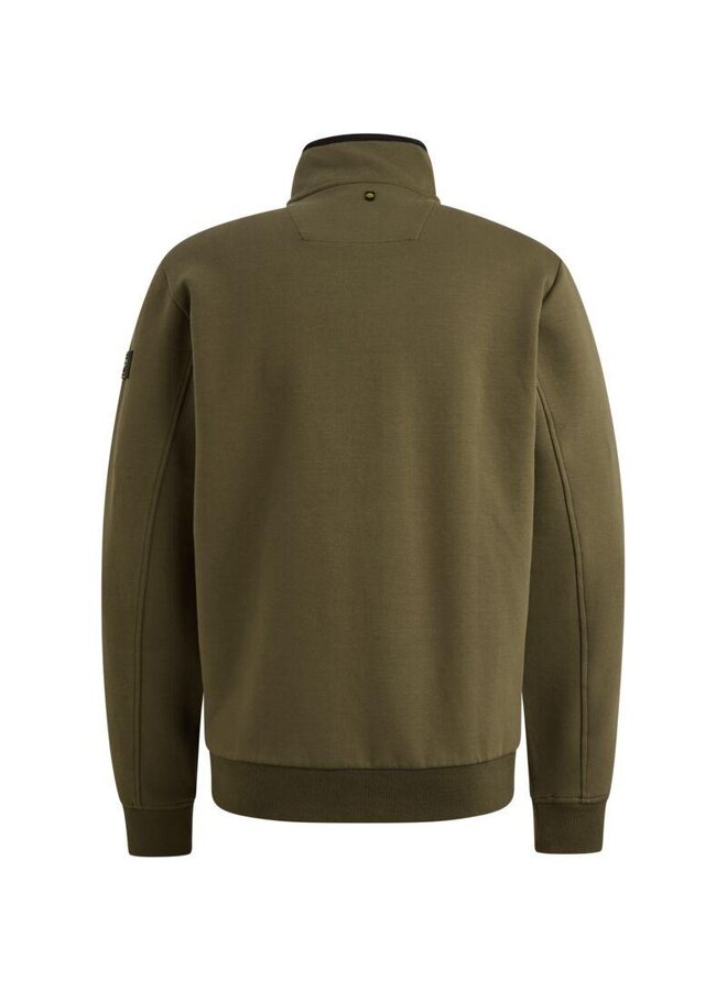 PSW2602476 6415 PME Legend Zip jacket interlock sweat Ivy Green