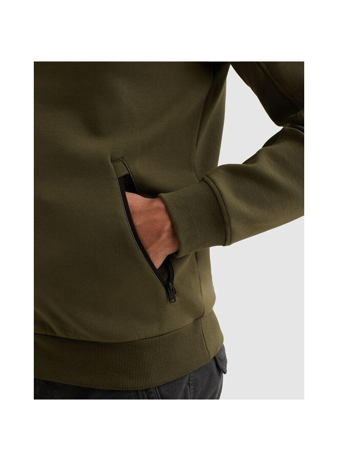 PSW2602476 6415 PME Legend Zip jacket interlock sweat Ivy Green