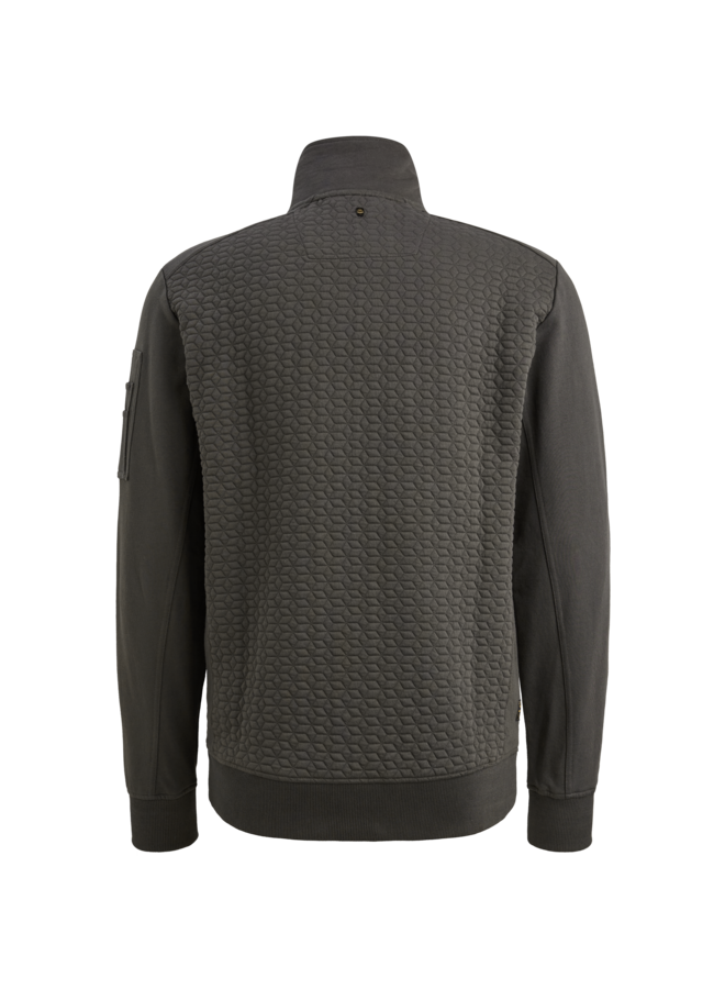 PSW2602475 8039 PME Legend Zip jacket jacquard interlock french terry Beluga