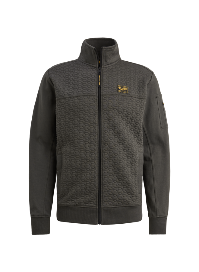 PSW2602475 8039 PME Legend Zip jacket jacquard interlock french terry Beluga