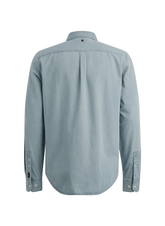 PSI2602238 BLD PME Legend LONG SLEEVE SHIRT Light Weight Bleach Denim Bleach Denim