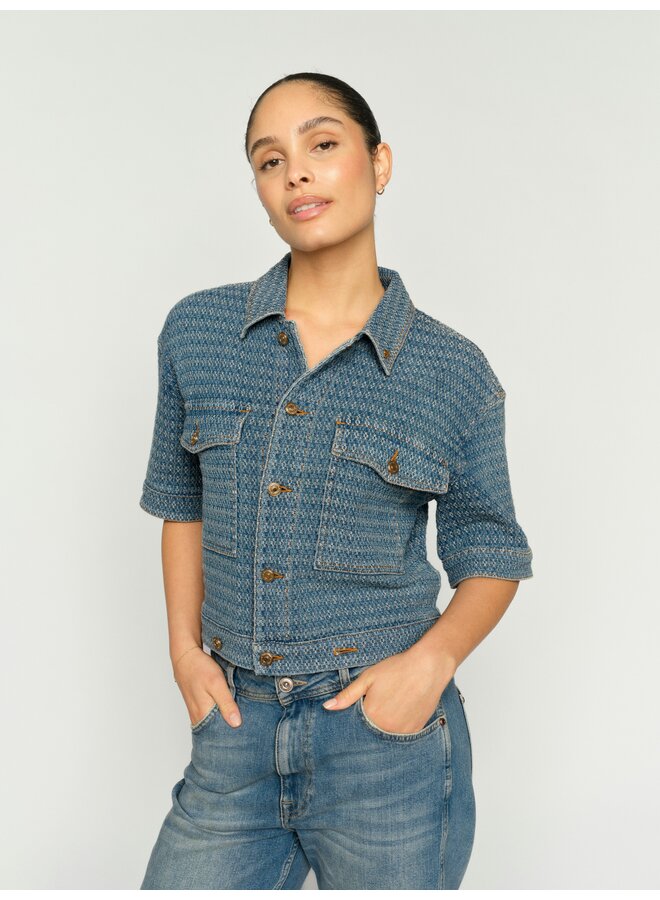 176670 401 Mos Mosh MMEbba Bobble Jacket Blue