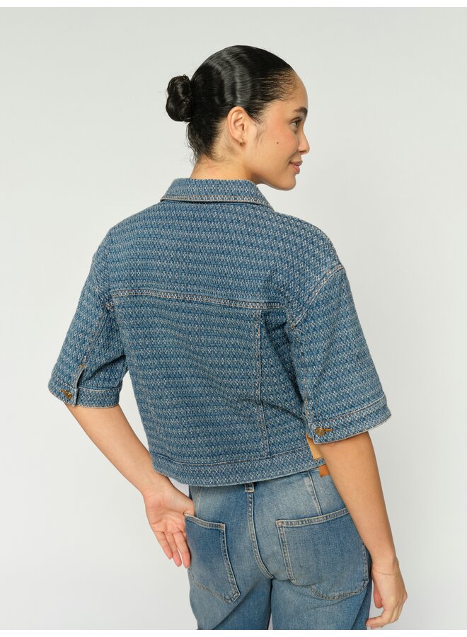 176670 401 MosMosh MMEbba Bobble Jacket Blue