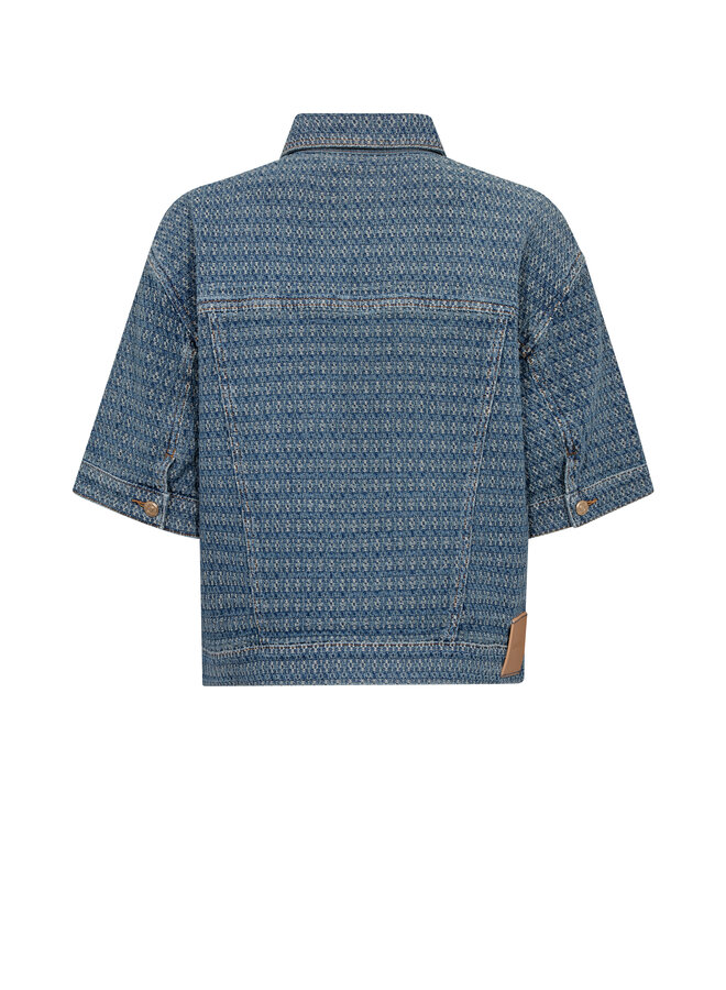 176670 401 MosMosh MMEbba Bobble Jacket Blue