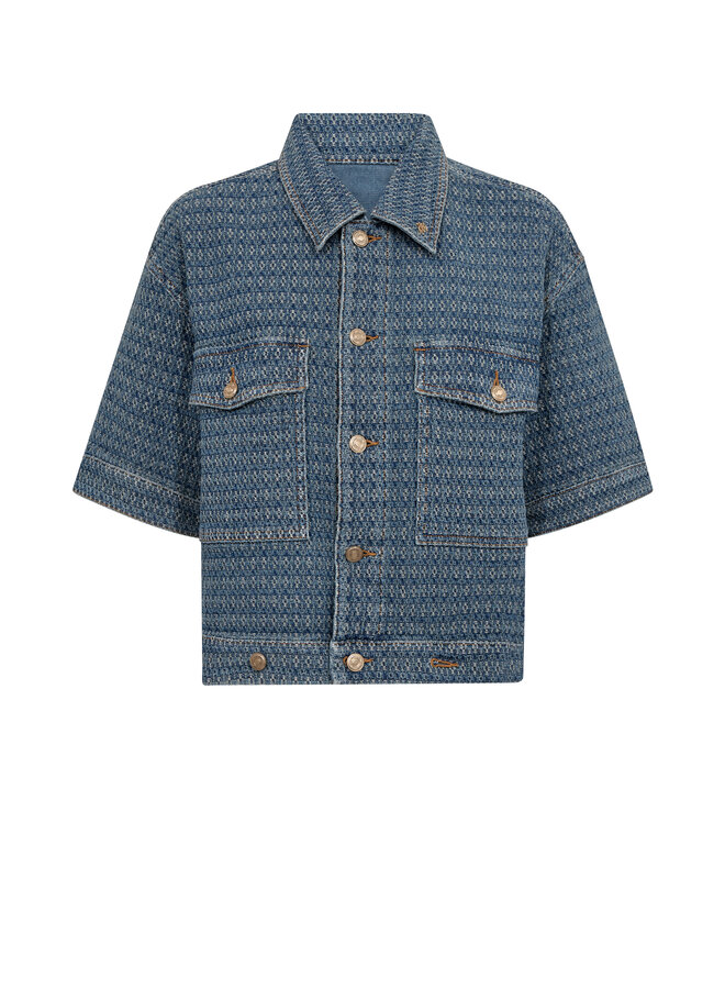 176670 401 MosMosh MMEbba Bobble Jacket Blue