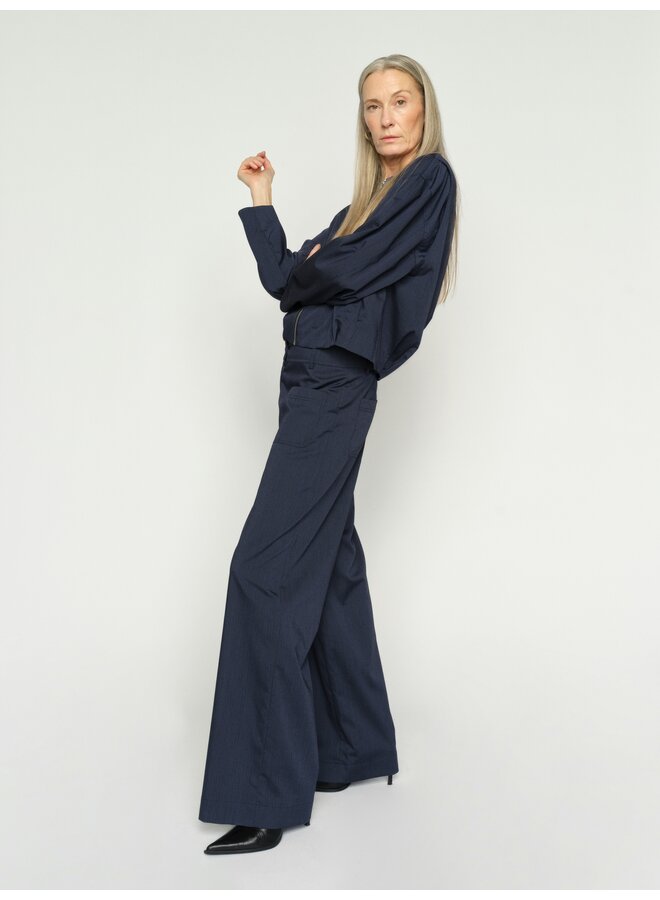 177290 845 MosMosh MMMellow Elvia Pant Crown Blue