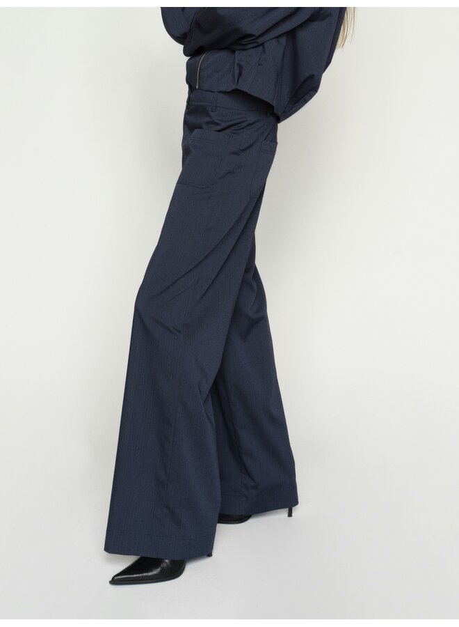 177290 845 MosMosh MMMellow Elvia Pant Crown Blue