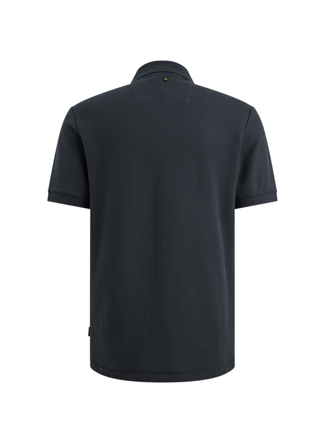 PPSS2602857 5116 PME Legend Short sleeve polo waffle structure pique Mood Indigo