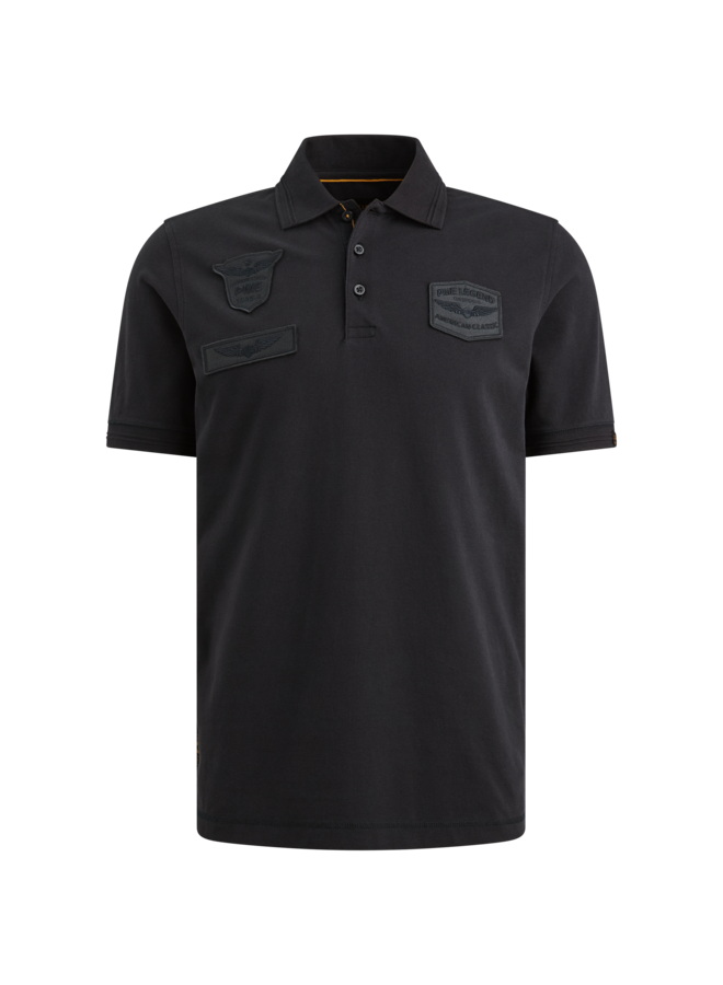 PPSS2602851 5281 PME Legend Short sleeve polo fine pique badge Salute
