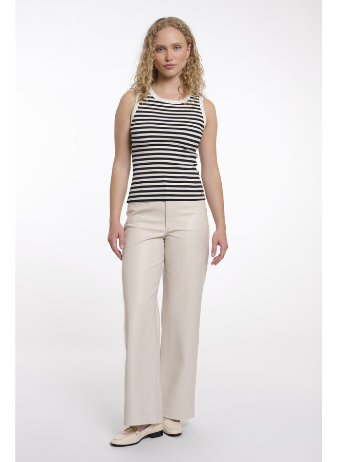 Uma.7002621 Rino&Pelle Tanktop  Black white striped